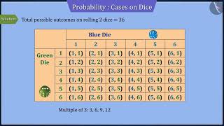Probability: Cases of Dice | Part 3/3 | English | Class 10