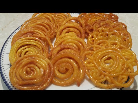 Jalebi Şerbetli Şirniyyat /Hindistan Şirniyyatı Jalebi Hazirlanmasi