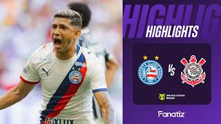Bahia vs Corinthians 1-1 | Game Highlights | #Brasileirao2026