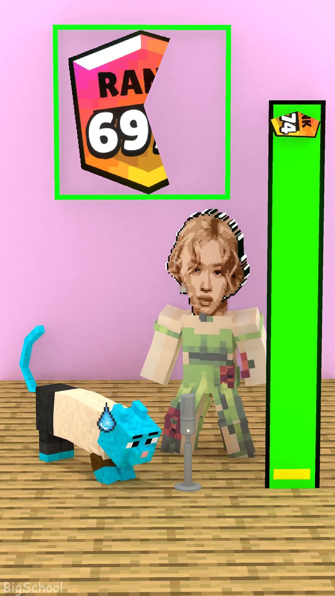 The singing challenge to level up rank 6974 with Gumball! ??