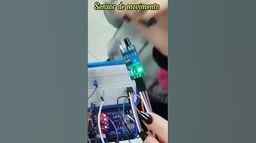 Sensor de movimento.                                    #arduino #robótica #sensor #robot #educação
