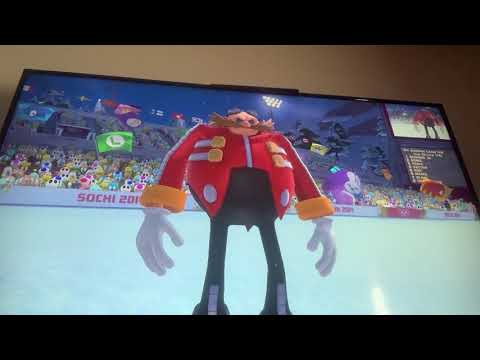 Mario Sonic At The Sochi 2014 Olympic Winter Games Dr Eggman Fails In Ski Jumping Large Hill