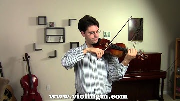 Violin Spiccato - How to play off the string - Exercises