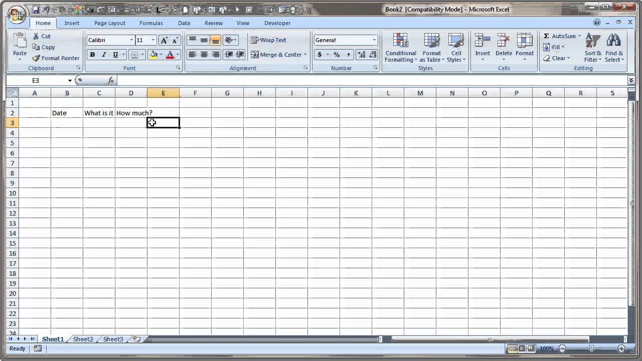 show how to use microsoft excel