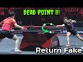 How to return the fake serve of Ma Long and Fan Zhendong to the dead corner