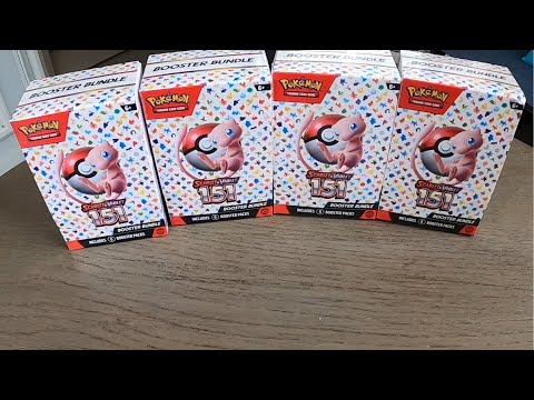 The first 151 Booster Bundles I have ever opened - SV 151 24 Pack