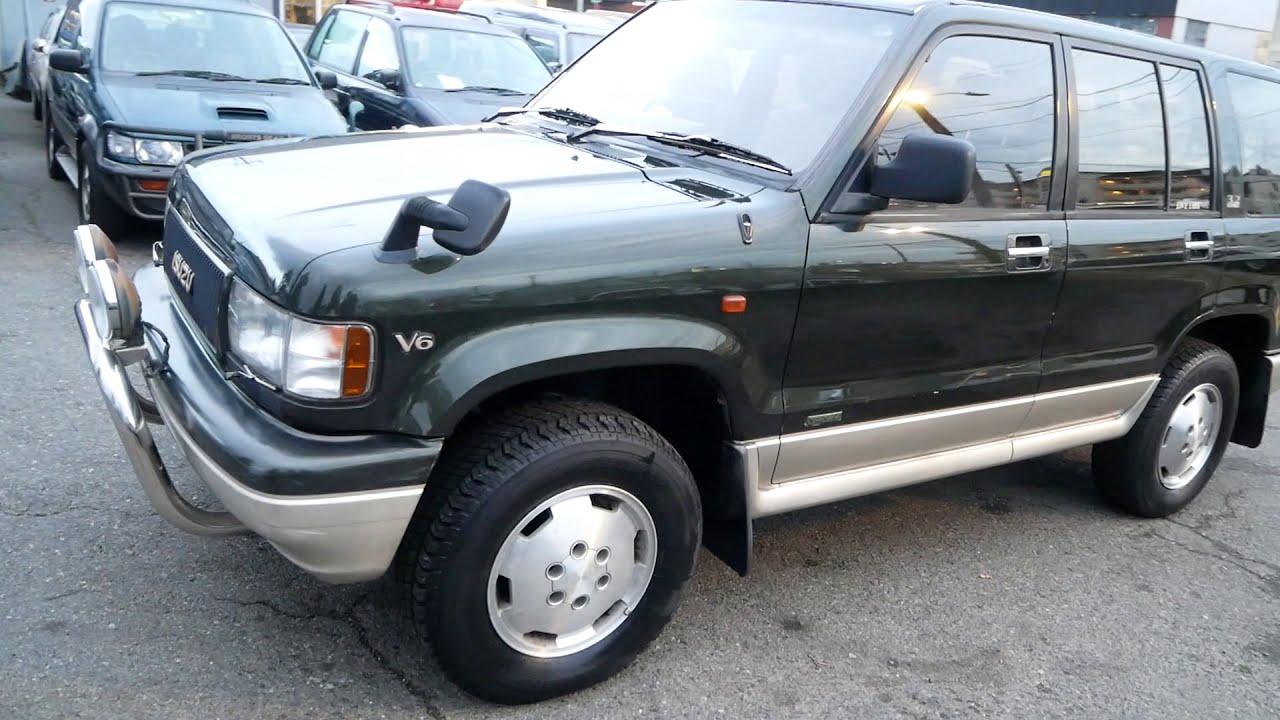 JDM 1993 Isuzu Bighorn V6 4WD Walkaround - YouTube