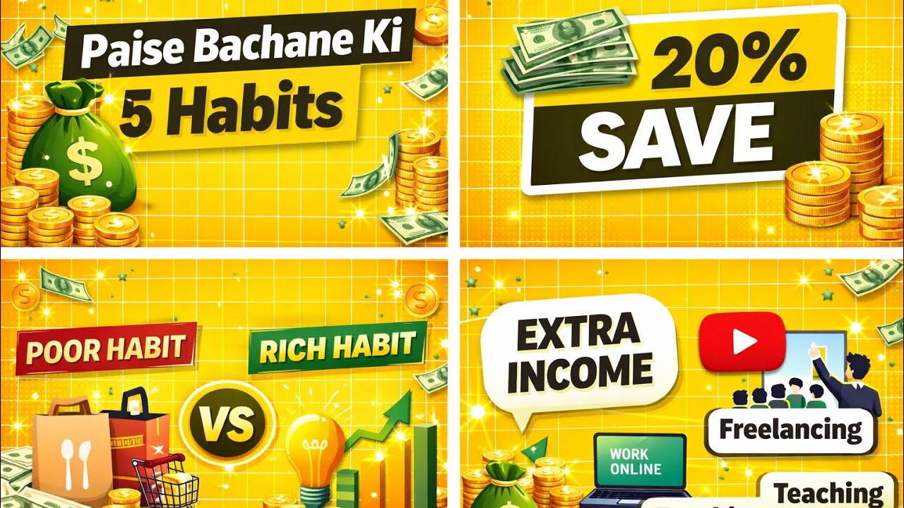 5 Money Habits That Will Make You Rich | अमीर बनने की 5 आदतें | Money ...