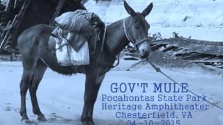 GOV&#39;T MULE - Chesterfield, VA - 4/10/2015 - Entire Show - Audio only