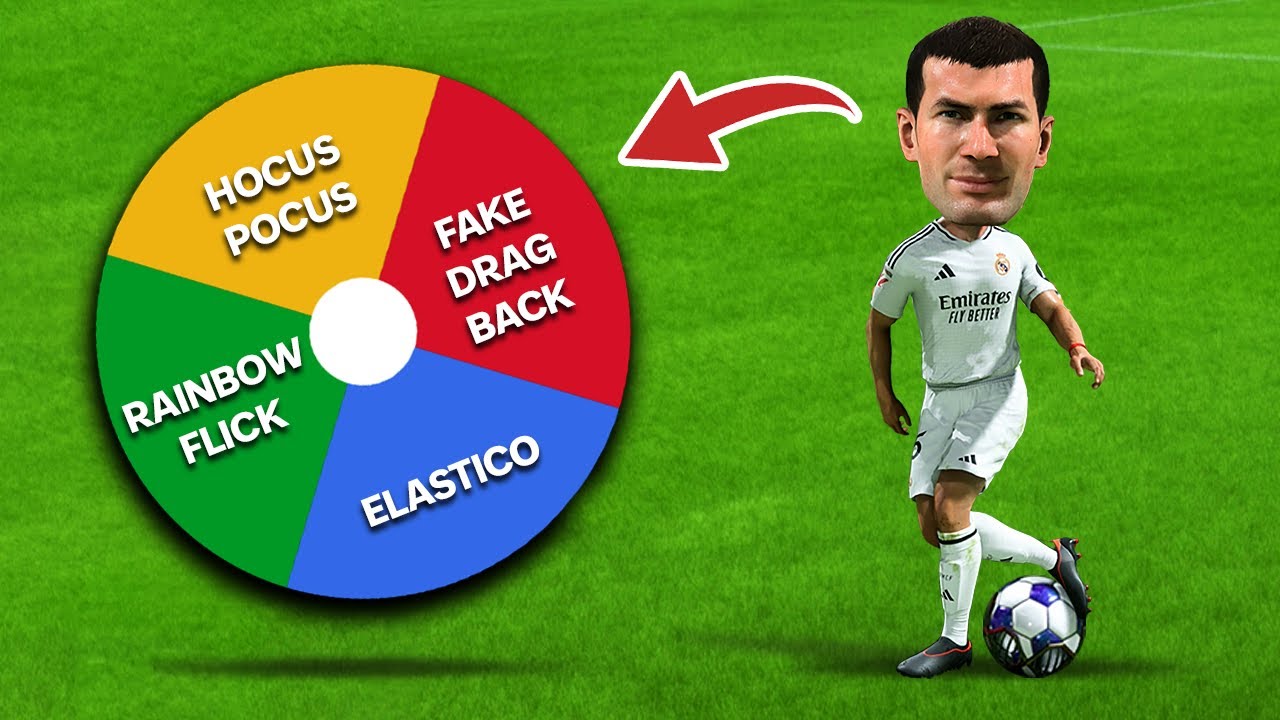 Spinning a Wheel to Decide my next Skill Move - EA FC 25