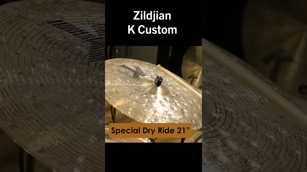 Zildjian K Custom Special Dry Ride 21 #zildjian - YouTube