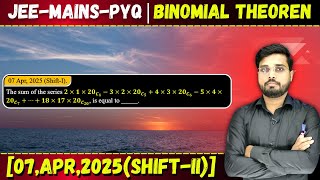 The sum of the series 2 x 1 x 20c4 - 3 x 2 x 20c5 +4x 3 x 20c6- 5x 4 X20c + ... + 18 x 17 × 20C20,