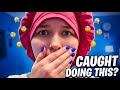 ASMR Almost Caught Filming In Public Area!? 😰💙😨 (LOFI, Low Quality, Comedy ASMR!!)