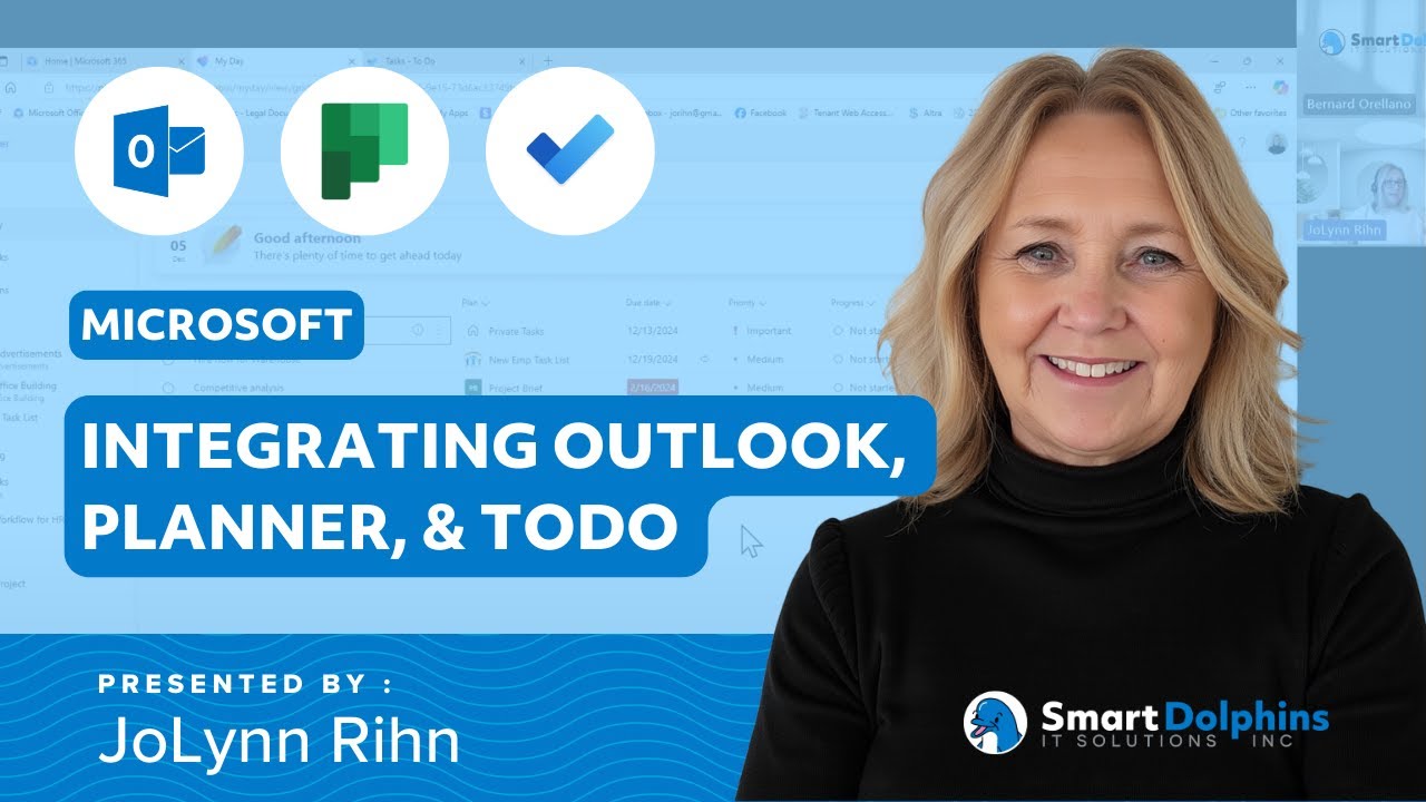 Integrating Outlook, Planner, and ToDo - Hosted by Smart Dolphins