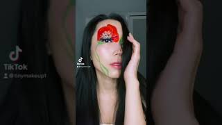 Fantasy flower Makeup#floral#makeup