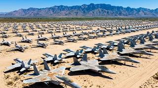 Inside The Massive Secret GRAVEYARD Where Billion $ Jets Go To Die