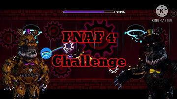 geometry dash FNAF 4 Challenge BY SANIC1234(ME!)