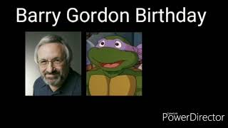Barry Gordon Birthday