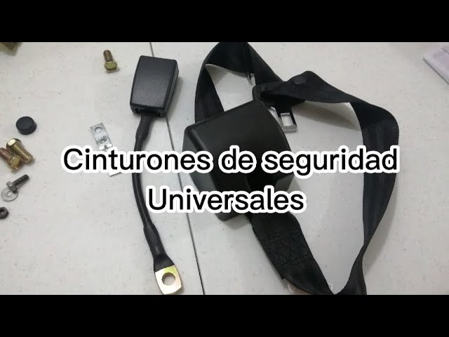 Estructura de anclaje de cinturones derechos de 3 puntos simples con  cinturón