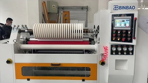 12gsm Cigarette Tipping Paper Jumbo Roll Slitter Rewinder Machine