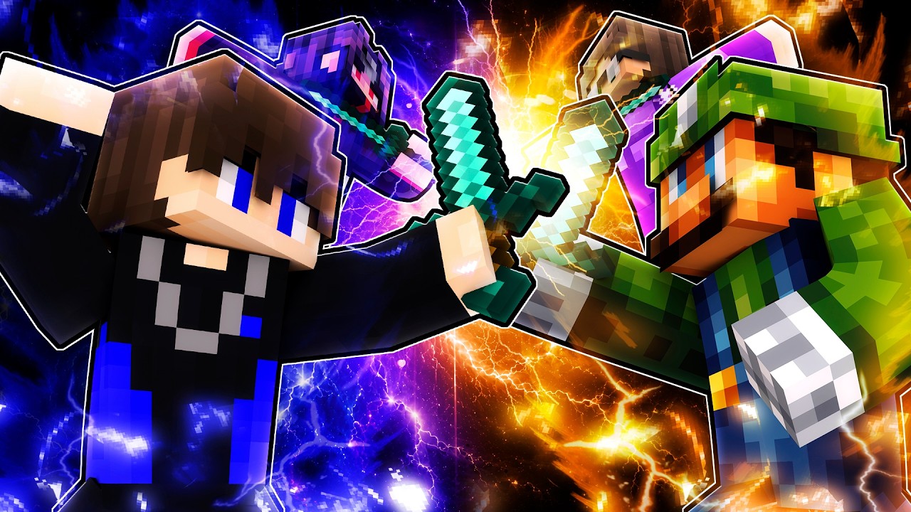TRIDAN & ZITACHI vs DEADSTON & SASCHA⚔️ 2v2 MINECRAFT PVP DUELL