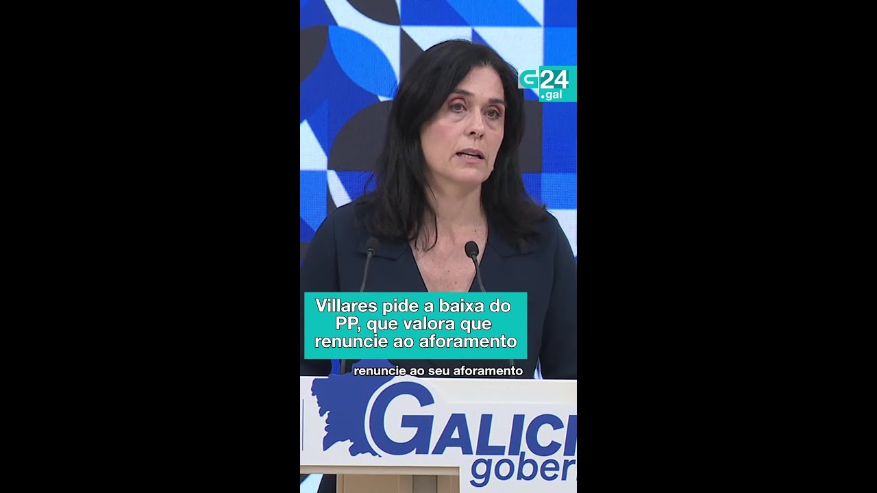 ⚖️ GALICIA | Villares pide a BAIXA temporal do Partido Popular