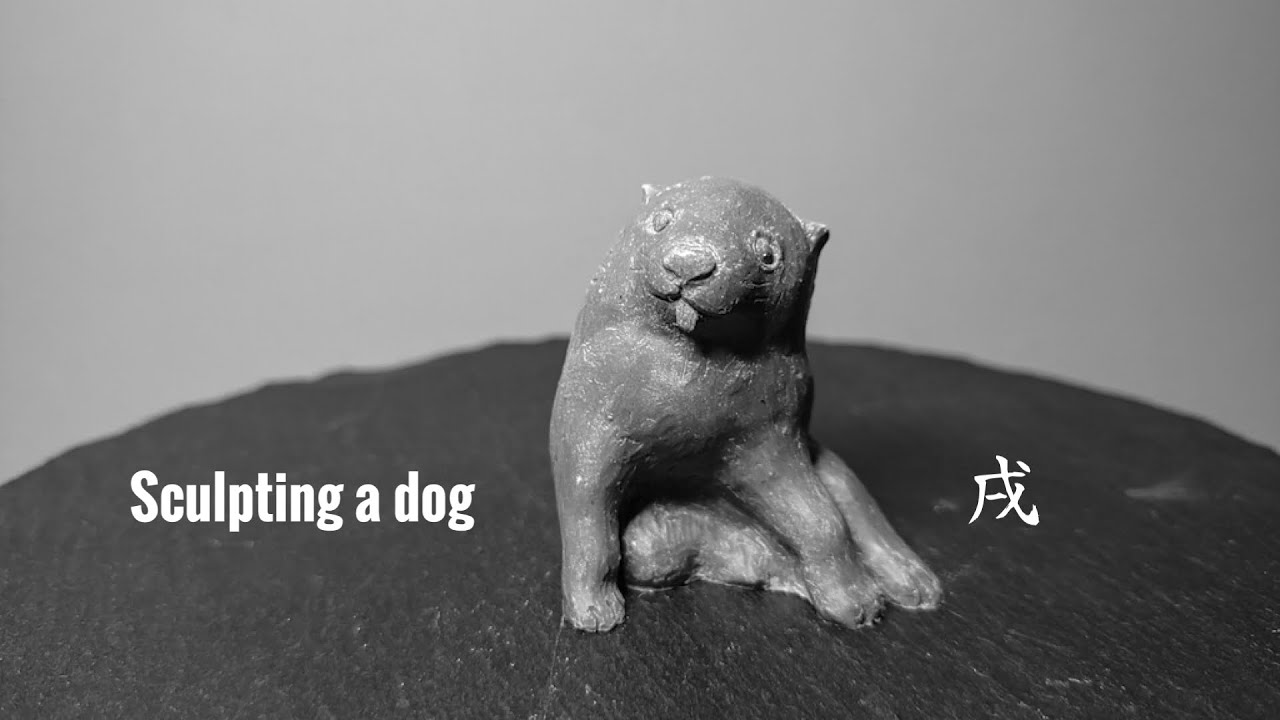 Sculpting a puppy dog. YouTube