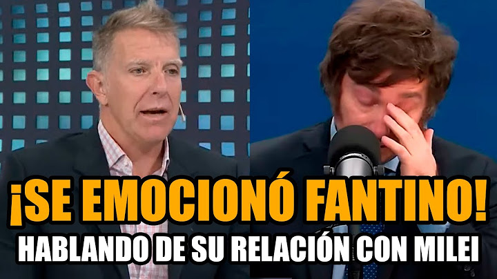Fantino se EMOCIONÓ hablando de MILEI y su historia juntos | Break Point