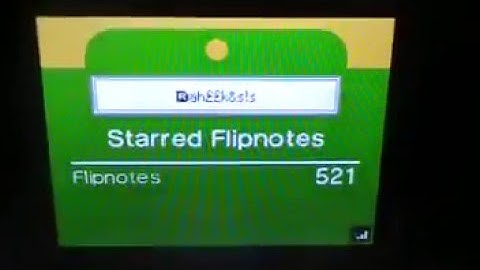 Nintendo DSi Flipnote (Part 3)