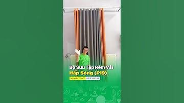 Rèm cửa đẹp mẫu rèm cửa chống nắng, máy hấp sóng rèm vải #shorts #shortvideo