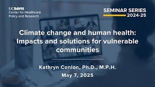 Climate change and human health