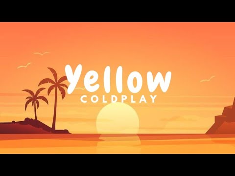 Yellow - Coldplay (lyrics) - YouTube