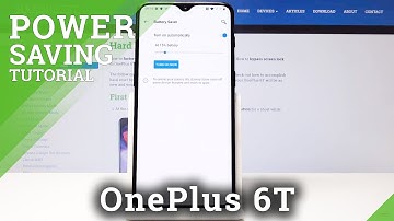 How to Activate Power Saving Mode in OnePlus 6T - Extend Battery Life