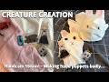 CREATURE CREATION - Making Hand Puppets Badly