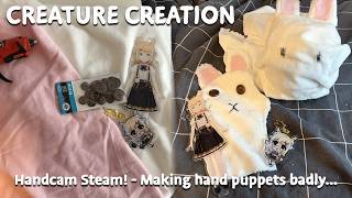 CREATURE CREATION - Making Hand Puppets Badly