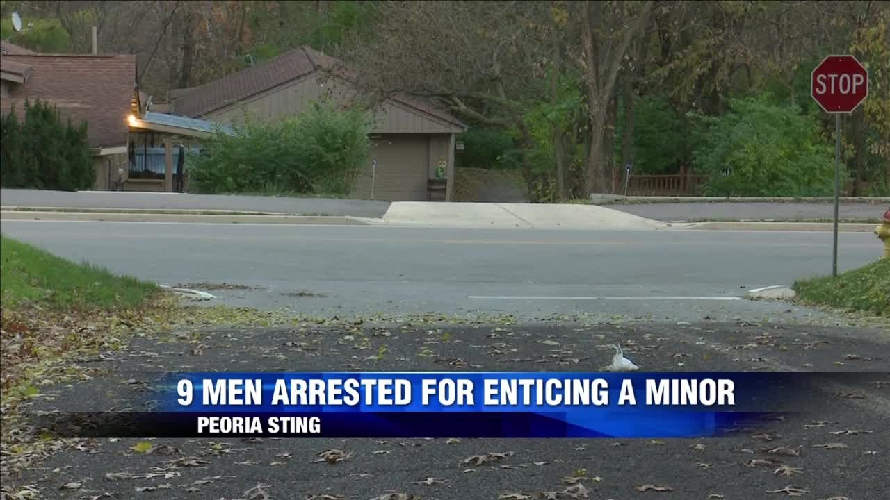 Nine Men Arrested In Child Sex Sting - YouTube