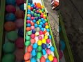 Marble Run☆Artistic marbles rolling from an L-shaped PVC pipe