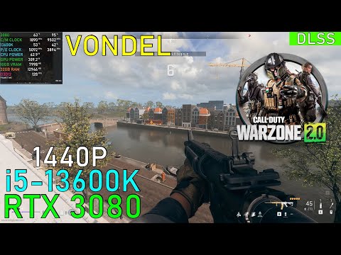 Call of Duty Warzone 2 - Vondel [HIGH/DLSS] RTX 3080  + 13600K 5.1GHz - 1440P