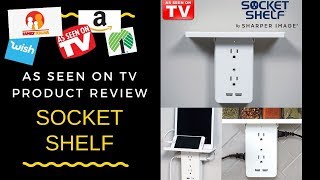 Sharper Image Socket Shelf | As Seen on TV Product Review