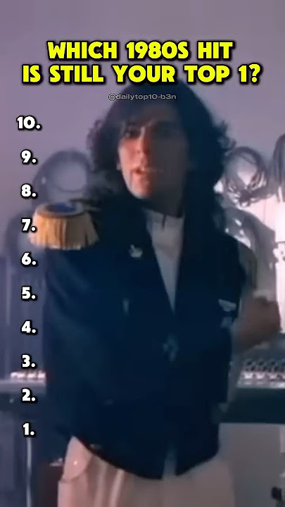 Top 10 best songs from 1980s #nostalgia #80smusic #music