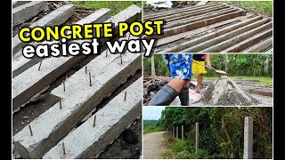 Paano Gumawa Ng Concrete Post Sa Bukid?