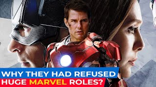 10 Actors Who REFUSED Huge Marvel Roles(mcu).