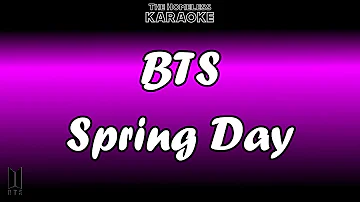 BTS - Spring Day - Karaoke