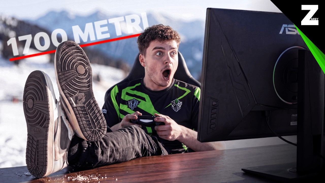 AM JUCAT FORTNITE IN VARFUL MUNTELUI ! *RECORD IN ROMANIA*