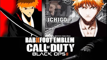 COD Black Ops 2 Emblem Tutorial - Bleach Kurosaki Ichigo