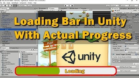 Unity3D - Loading Bar with actual progress