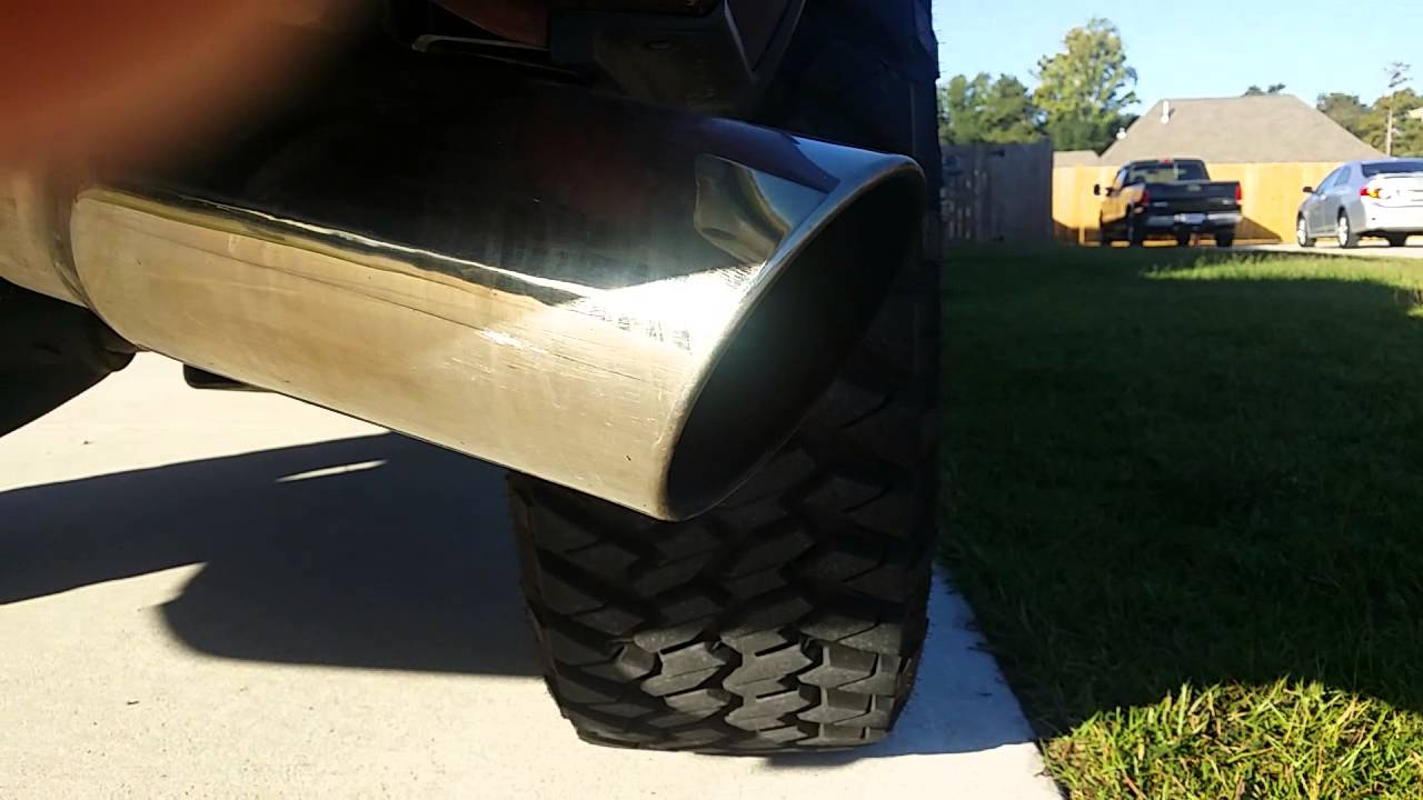 2012 2500 Ram Cummins exhaust brake at high idle YouTube