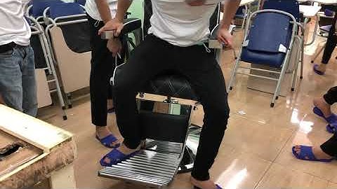 Ghế Barber nhập khẩu không rỉ tại Tường barbertraining