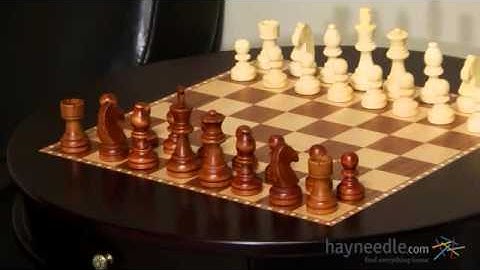 RST Espresso Artisan Chess Table - Product Review Video