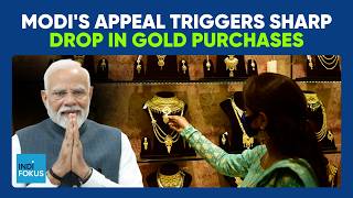Pm Modis Appeal Triggers Sharp Drop In Gold Purchases  West Asia Crisis
